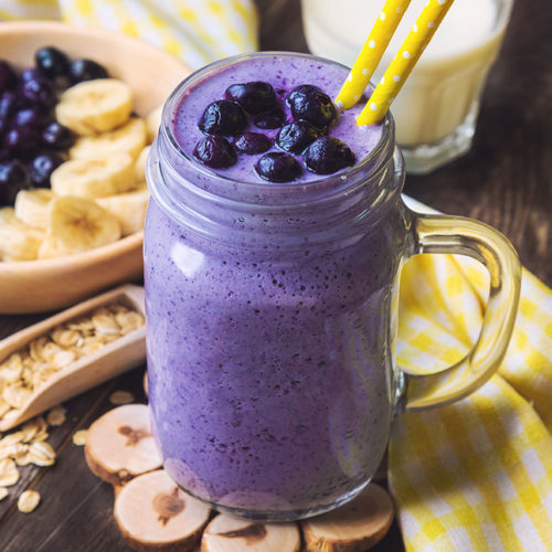blueberry protein smoothie